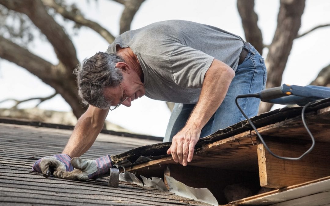 home maintenance tasks involve roof repairs